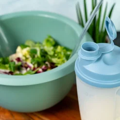 Ecocheques|Koken|ohgreen Dressingshaker mixery blauw 0.5l