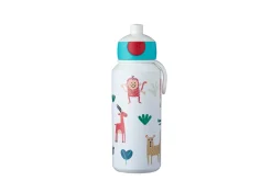 Onderweg|Ecocheques|ohgreen Drinkfles pop-up campus 400 ml - animal friends