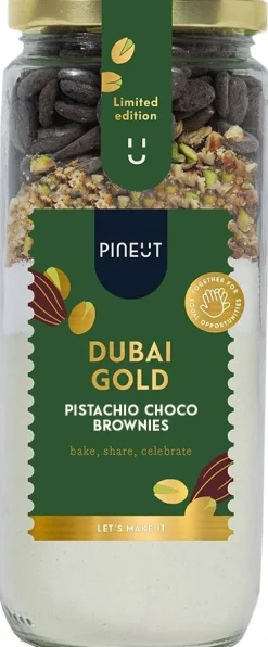 Feesttafel|ohgreen Dubai gold browniemix