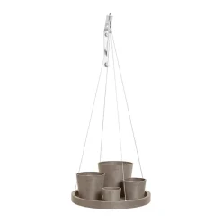 Kunststof|Ecocheques|ohgreen ECOPOTS HANG SAUCER 36CM TAUPE