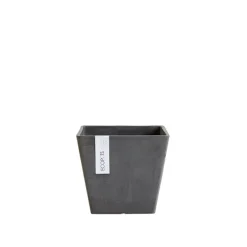 Kunststof|Ecocheques|ohgreen ECOPOTS ROTTERDAM 20CM D.GRIJS