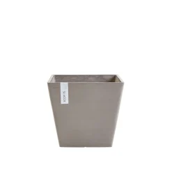 Kunststof|Ecocheques|ohgreen ECOPOTS ROTTERDAM TAUPE 50CM