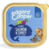 Hond Voeding|ohgreen Edgard & cooper, cup voor adult honden met zalm & kalkoen, 150g