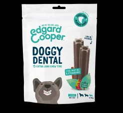 Hond Voeding|ohgreen Edgard & cooper, dental voor honden met aardbei en munt, 105g