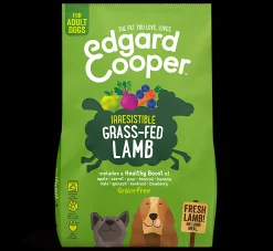 Hond Voeding|ohgreen Edgard & cooper, hondenbrokken voor adult met lam, 700g