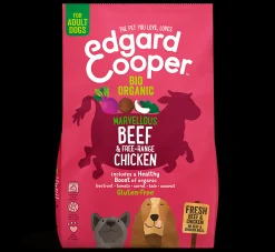 Hond Voeding|ohgreen Edgard & cooper, hondenbrokken voor adult met rund en kip, 700g