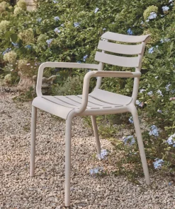 Tuinmeubelen|ohgreen Effie armstoel kaki