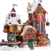 Lemax Kerstdorpen|ohgreen Elf gemaakte speelgoedfabriek, met 4.5v adapter (aa)