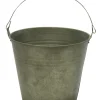 Metaal|ohgreen Emmer zink vintage groen d30h29