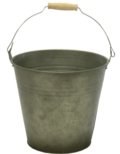 Metaal|ohgreen Emmer zink vintage groen d30h29