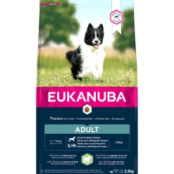 Hond Voeding|ohgreen Euk dog adult sm&med lamb&rice