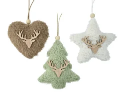 Thema Cosy|Kerstornamenten|ohgreen Figuur polyester kunstbont