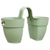 Kunststof|Ecocheques|ohgreen FLOWER TWIN 21CM PISTACHEGROEN