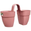 Kunststof|Ecocheques|ohgreen FLOWER TWIN 21CM POEDERROZE