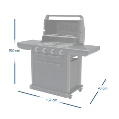 Bbq|ohgreen Gasbarbecue 4 Series Onyx S