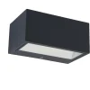 Verlichting|Ecocheques|ohgreen Gemini wandlamp donkergrijs led 10.5w