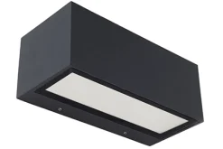 Verlichting|Ecocheques|ohgreen Gemini wandlamp donkergrijs led 21w