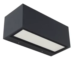 Verlichting|Ecocheques|ohgreen Gemini wandlamp donkergrijs led 21w