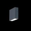 Verlichting|Ecocheques|ohgreen Gemini wandlamp donkergrijs led 9.5w