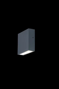 Verlichting|Ecocheques|ohgreen Gemini wandlamp donkergrijs led 9.5w
