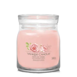 Geuren|ohgreen Geurkaars fresh cut roses m jar