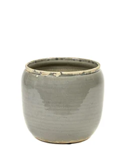 Potten En Vazen|ohgreen Glazed shades Pot costa s grey d18,5h19