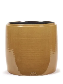 Potten En Vazen|ohgreen Glazed shades Sierpot l38xb38xh38 honey