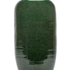 Potten En Vazen|ohgreen Glazed shades Vaas l l30xb30x60 d.groen