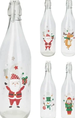 Servies|ohgreen Glazen fles met beugel