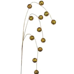 Kerstdecoratie|ohgreen Glitter hangende spiegelbalsteel