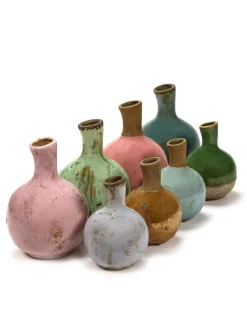 Potten En Vazen|ohgreen Gold & Pastel Vaas l l17xb17xh24cm ass/4 mix