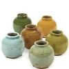 Potten En Vazen|ohgreen Gold & Pastel Vaas l8xb8xh8cm ass/6 mix