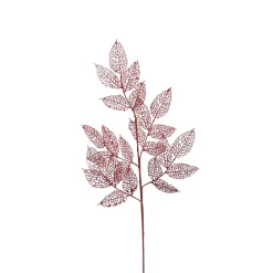 Kerstdecoratie|ohgreen Grote bladerentak 90cm rood