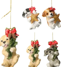 Thema Classic|Kerstornamenten|ohgreen Hangdeco hond