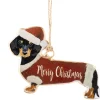 Thema Classic|Kerstornamenten|ohgreen Hanger vintage dog rood wit
