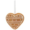 Thema Holiday|Kerstornamenten|ohgreen Hangornament hart gingerbread