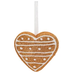 Thema Holiday|Kerstornamenten|ohgreen Hangornament hart gingerbread