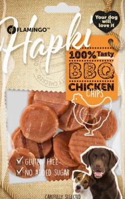 Werelddierendag|Hond Voeding|ohgreen Hapki bbq chicken chips 85gr