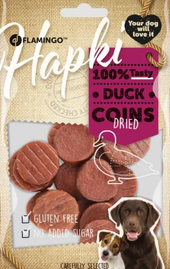 Werelddierendag|Hond Voeding|ohgreen Hapki duck coins 85gr