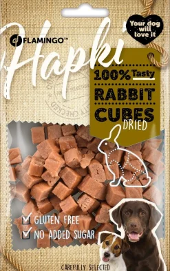 Werelddierendag|Hond Voeding|ohgreen Hapki rabbit cubes 85gr
