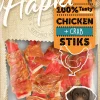 Werelddierendag|Hond Voeding|ohgreen Hapki staaf met krab en kip 85gr