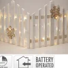 Deco Verlichting Binnen|ohgreen Hek met led wit 38cm