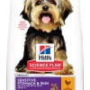 Werelddierendag|Hond Voeding|ohgreen Hill's science plan adult sensitive stomach & skin small & mini hondenvoer kip 1,5kg