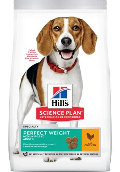 Werelddierendag|Hond Voeding|ohgreen Hill's Science Plan Adult Perfect Weight Medium hondenvoer kip 2kg