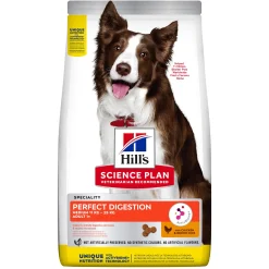 Werelddierendag|Hond Voeding|ohgreen Hill's science plan adult perfect digestion hondenvoer medium met kip & bruine rijst 2,5kg