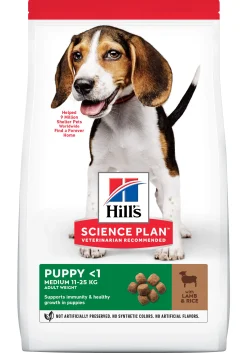 Hond Voeding|Werelddierendag|ohgreen Hill's science plan puppy medium hondenvoer lam & rijst 12kg