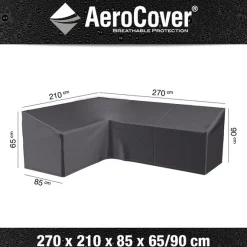 Accessoires En Onderhoud|ohgreen Hoes lounge L links 270x210x85xh65/90cm