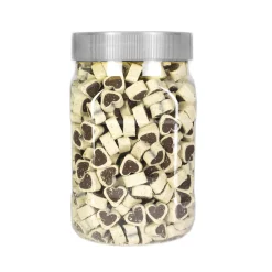 Hond Voeding|Werelddierendag|ohgreen Hond hartjes lam/rijst 500 gr./pot (promo pot)