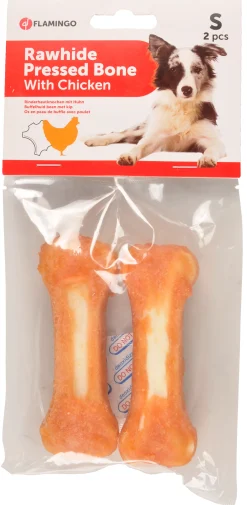 Hond Voeding|ohgreen Hondenbeen wit kip 2st-120g-10cm