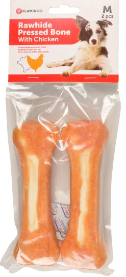 Hond Voeding|ohgreen Hondenbeen wit kip 2st-220g-15cm
